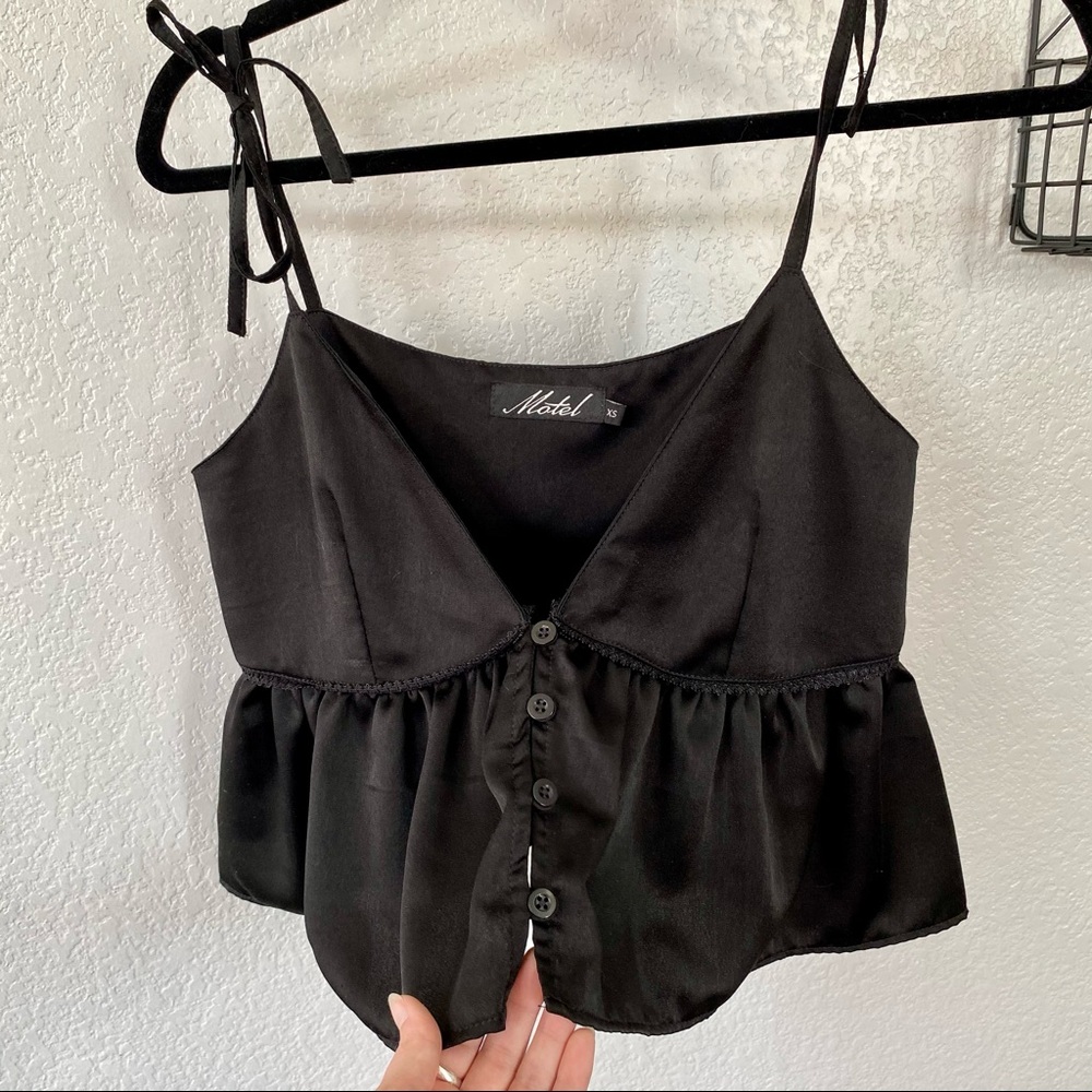 Vintage inspired silk tank